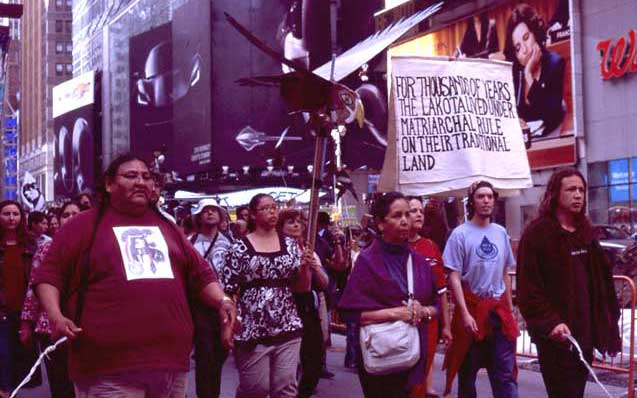 Lakota march